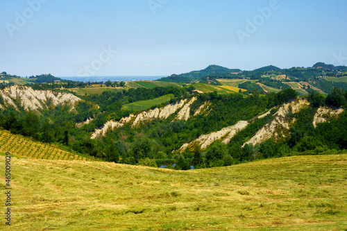 Rural landscape near Guiglia  Emilia-Romagna.