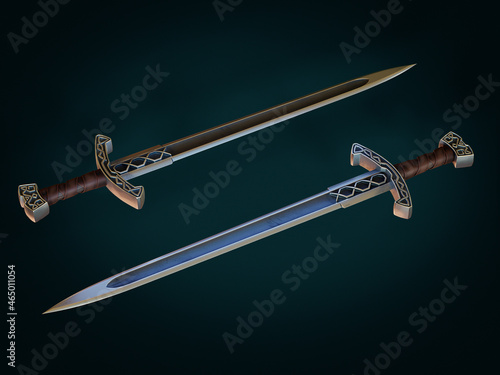 Steel sword