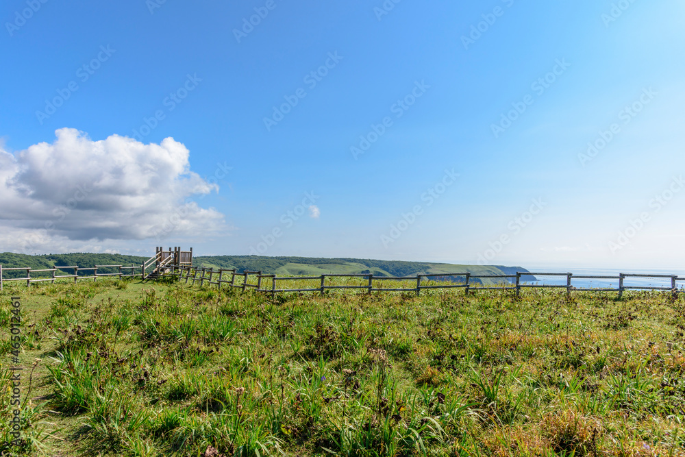 Fototapeta premium 北海道 東部 厚岸のあやめケ原からの展望 