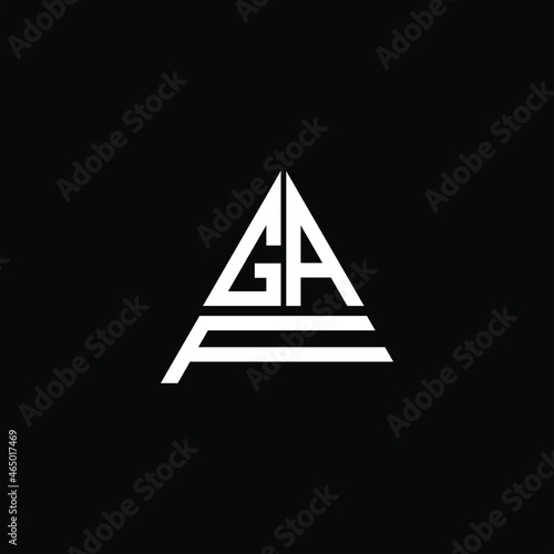 GAF letter logo creative design. GAF unique design
