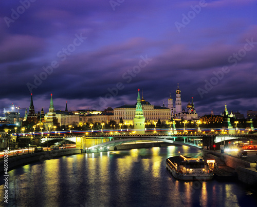 Moscow, Russian Federation capital. The Kremlin view at sunset. © Dmitry