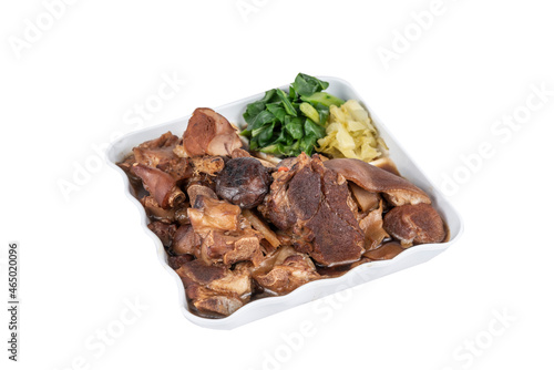 stewed pork knuckle with herb