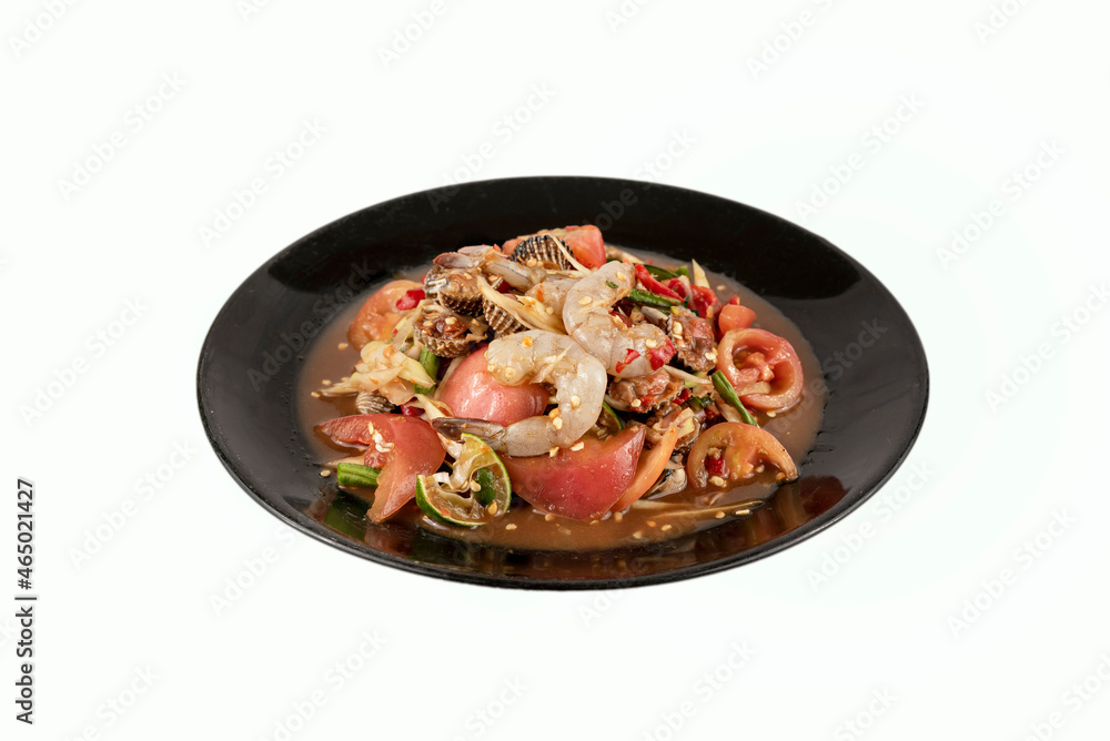 spicy seafood salad