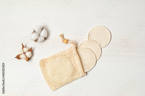 Papier peint Reusable cotton pads for makeup removal