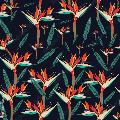 pattern leaves