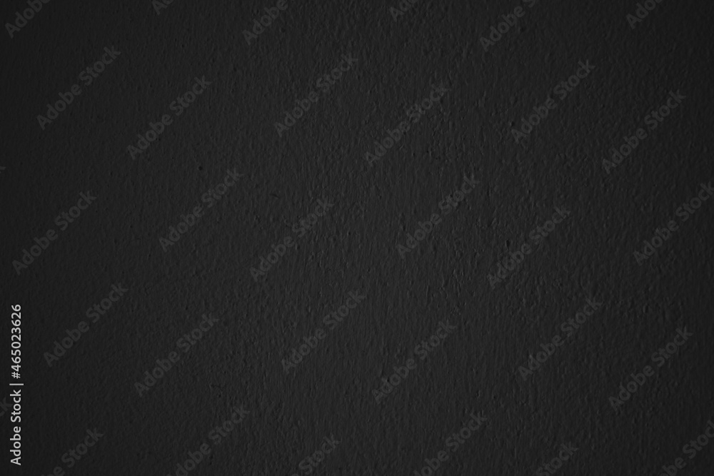 Black background texture, Surface of concrete blank for design.