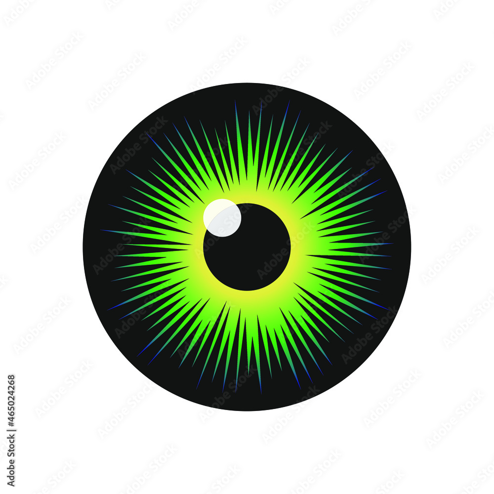 Eye iris vector icon. Optic eyesight and look symbol. View or watch sign. Optician logo. Isolated on white background. Eye iris vector icon. Optic eyesight and look symbol. View or watch sign. Optician logo. Isolated on white background.