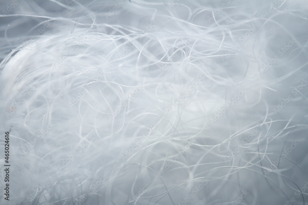 Extreme macro of polyester stable fiber Extreme macro of polyester stable fiber