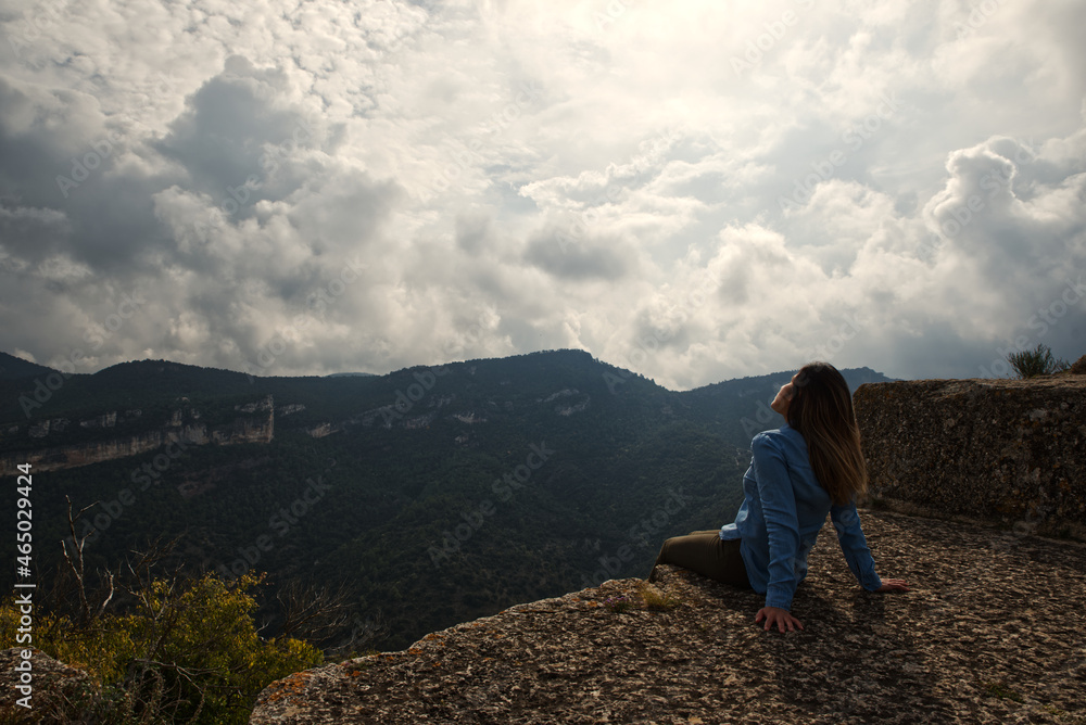 Tourism and adventure in the mountains.