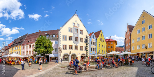 Marktplatz, Füssen, Bayern, Deutschland  photo