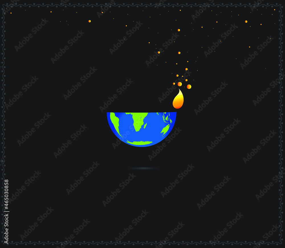 Happy Diwali Eco concept. Deepavali or Diwali is the festival of lights, Diwali celebration, festival, green concept. vector illustrations Happy Diwali Eco concept. Deepavali or Diwali is the festival of lights, Diwali celebration, festival, green concept. vector illustrations