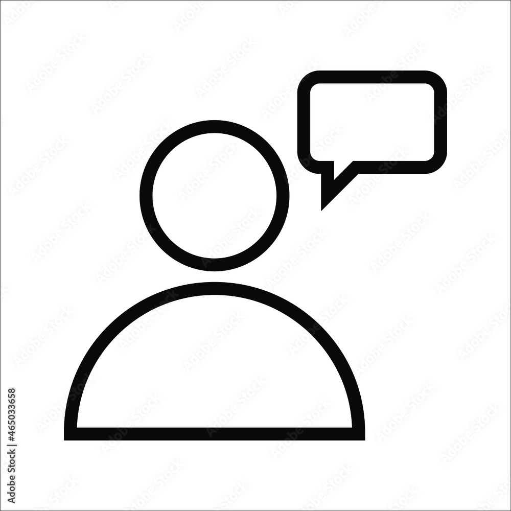 messaging and conversation icon, can use on mobile application, website and any other. vector illustration isolated on white background