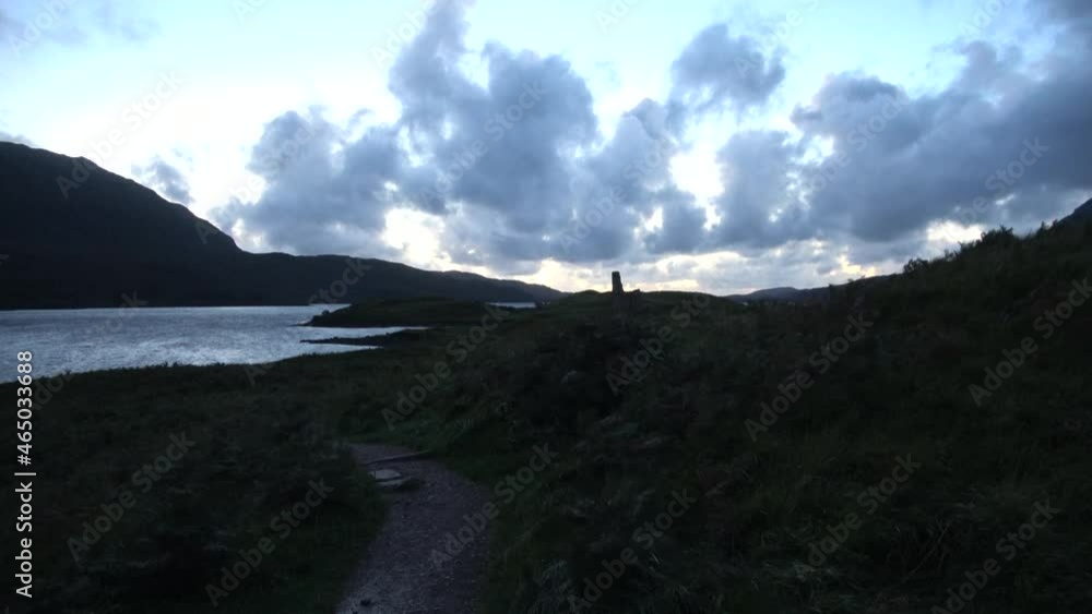 Scoltand Loch Assynt Ardvreck castle Scoltand Loch Assynt Ardvreck castle