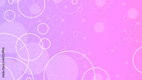 Abstract Colorful Gradient Background With Color Geometric Figures. Different Shapes And White Line Vector Design Style