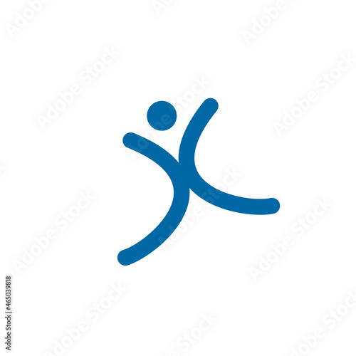 Success people icon logo design