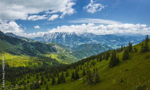 Hiking trail around Wilder Kaiser mountains  Tirol - Austria