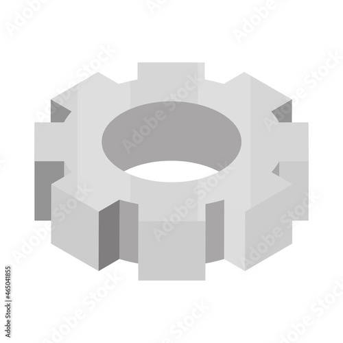 gear cogwheel isomteric