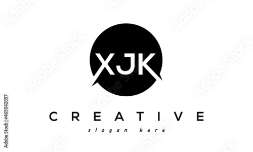 XJK creative circle letters logo design victor photo