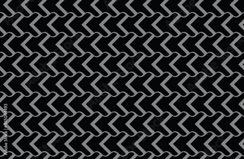 Vector seamless pattern, abstract texture background, repeating tiles, two colors