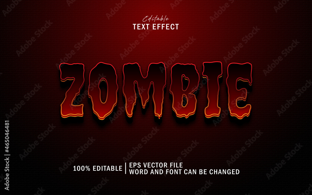zombie red text effect premium free download zombie red text effect premium free download