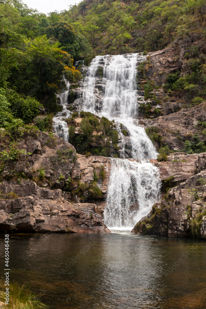 Fototapeta premium Cachoeira do Candaru, em Cavalcante, Chapada dos Veadeiros, Goias