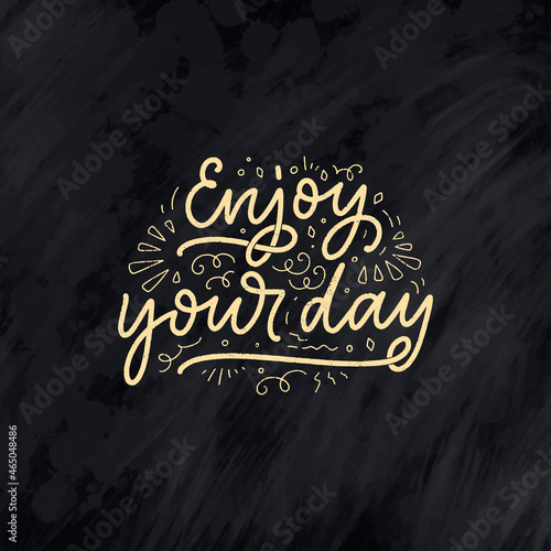 Lettering slogan for Happy ...