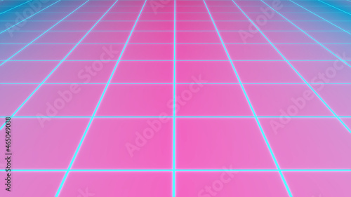 Abstract background colorful round shape geometric background 3d rendering