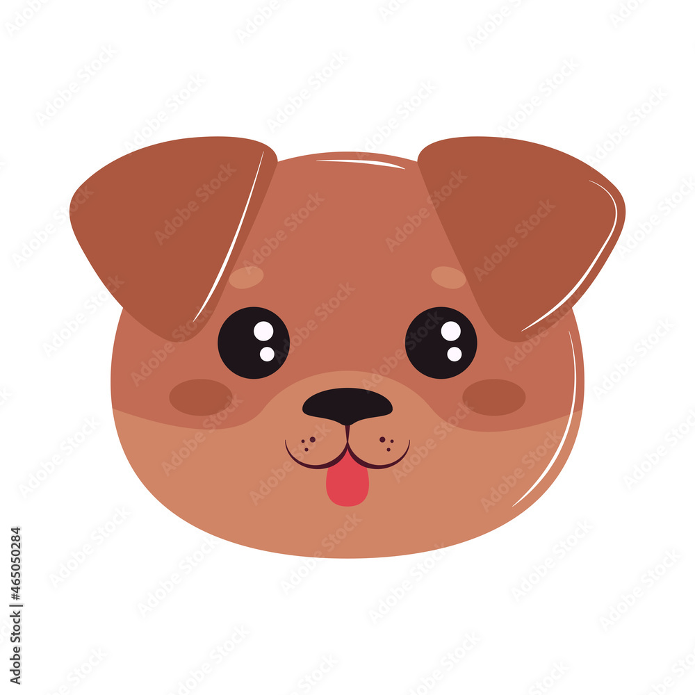 dog kawaii face dog kawaii face