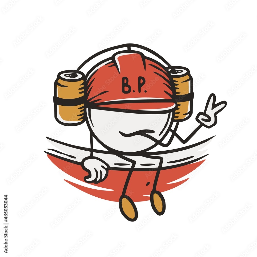 Beer pong game. Beer pong ball man sits on the cup with beer helmet. Alcohol sport design for bar with throw and drink, booze Beer pong game. Beer pong ball man sits on the cup with beer helmet. Alcohol sport design for bar with throw and drink, booze