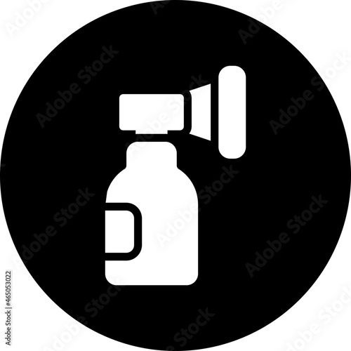 oxygen mask glyph icon