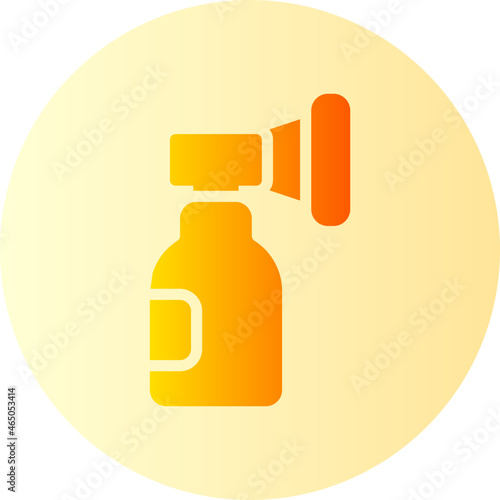 oxygen mask gradient icon