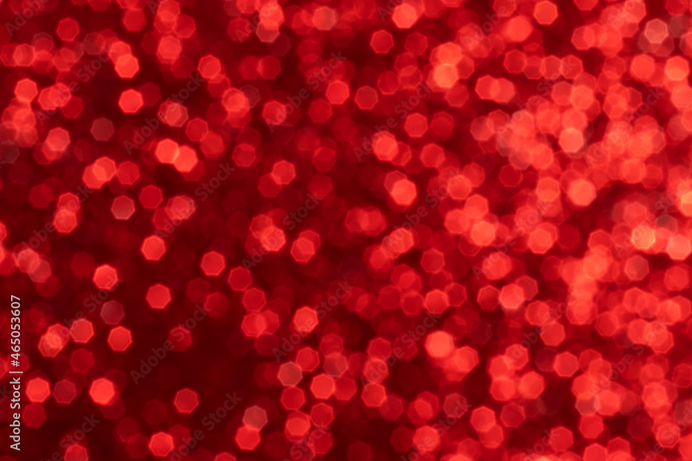 Red sparkling glitter bokeh background, christmas abstract defocused texture. Holiday lights Red sparkling glitter bokeh background, christmas abstract defocused texture. Holiday lights