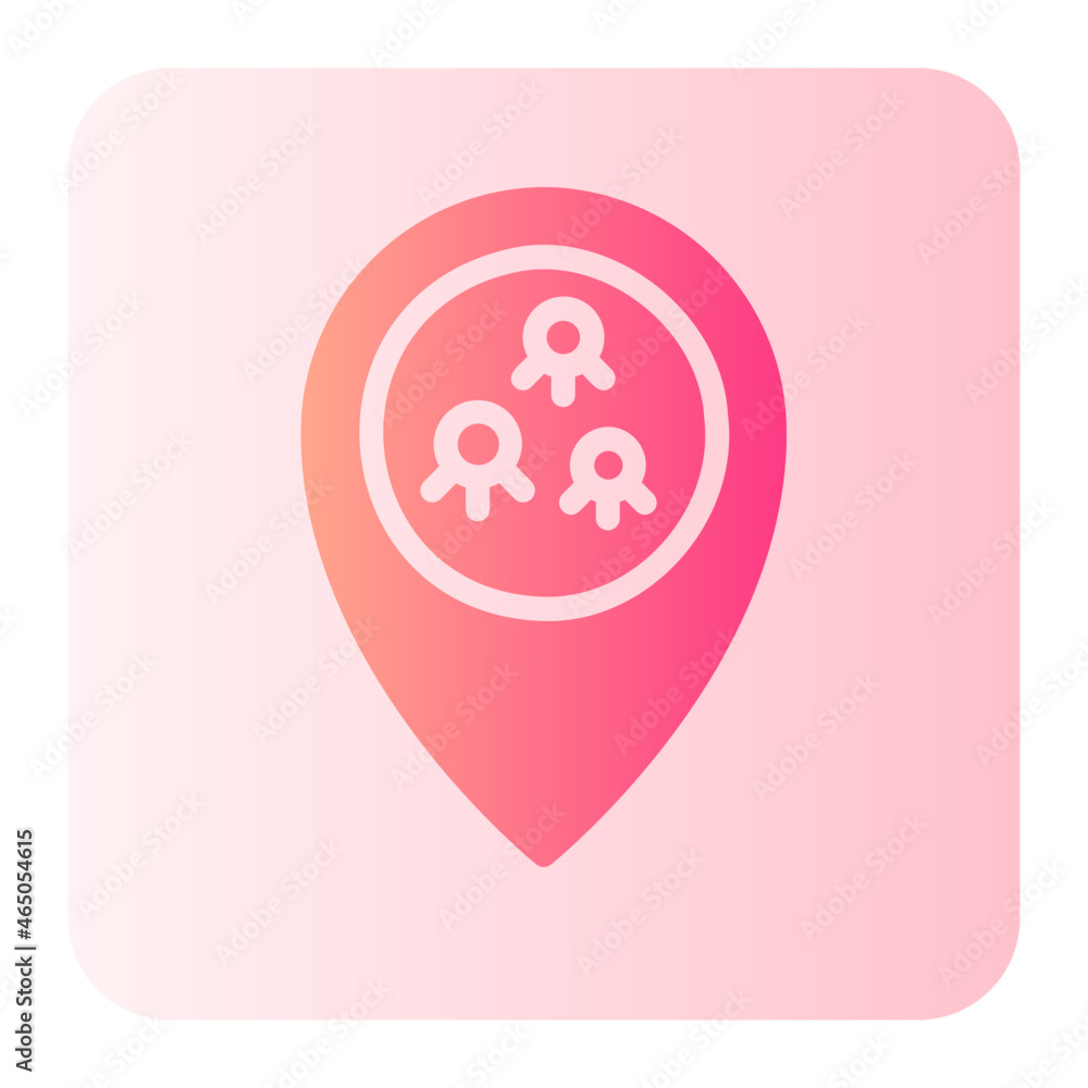 map gradient icon map gradient icon
