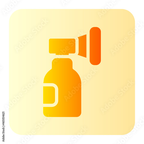 oxygen mask gradient icon