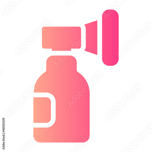 oxygen mask gradient icon