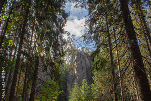 Fototapeta Naklejka Na Ścianę i Meble -  Adrspach, Skalne Miasto