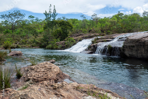 Pequena cachoeira no Cerrado Brasileiro