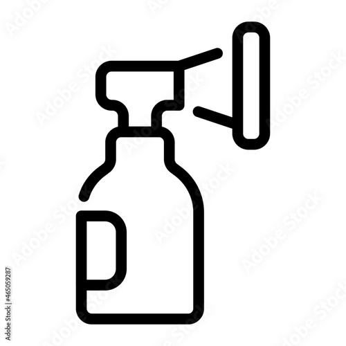 oxygen mask line icon