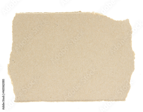 Aged paper isolated on white background