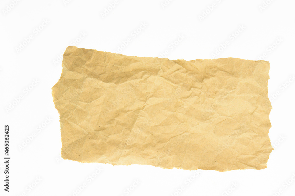 Grungy paper isolated on white background Grungy paper isolated on white background