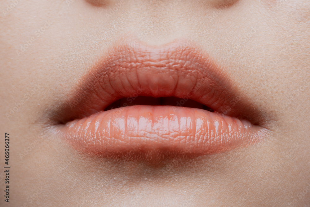 Fototapeta premium Women's lips health.close up