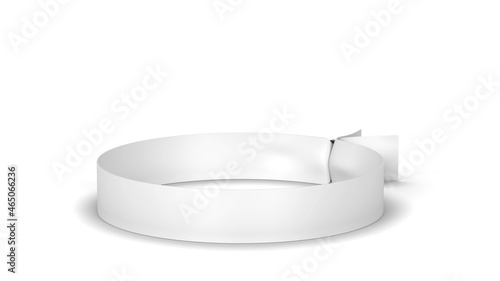 Valokuva Blank cloth wristband mockup