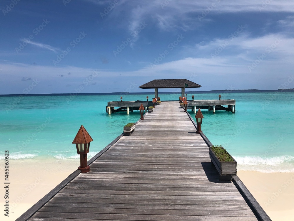 Malediven Steg