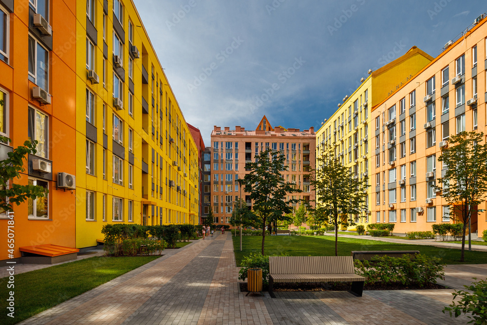 The Comfort Town residential complex in Kyiv, Ukraine