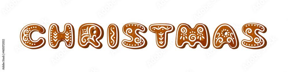 Christmas is made of gingerbread letters.
Beautifully painted with white glaze. Christmas is made of gingerbread letters.
Beautifully painted with white glaze.