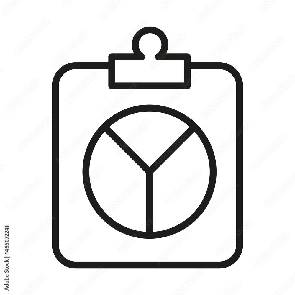Clipboard line icon in trendy style. Stroke vector pictogram isolated on a white background. Clipboard line icon in trendy style. Stroke vector pictogram isolated on a white background.
