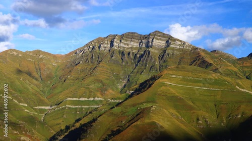 Landscape in the surroundings of Monte Castro Valnera and the source of the Pas River near Vega de Pas in the Valles Pasiegos. Cantabria, Spain, Europe photo