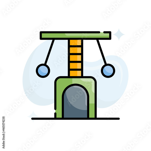 Scratcher Vector filled outline Icon Design illustration. Veterinary Symbol on White background EPS 10 File