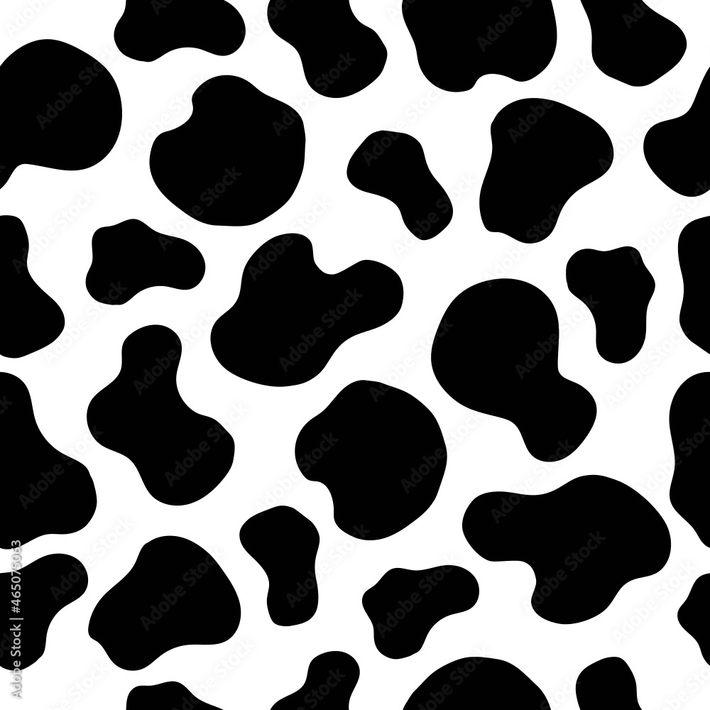 Cow seamless pattern. Cow print. Cow spots for fashion print design, web, cover. Vector and Illustration. Cow seamless pattern. Cow print. Cow spots for fashion print design, web, cover. Vector and Illustration.