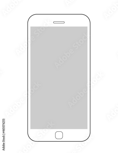 Phone icon. Vector illustration. Flat design.